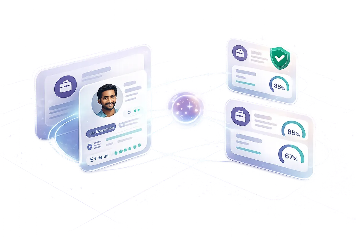 AI matching an employee profile with suitable job opportunities
