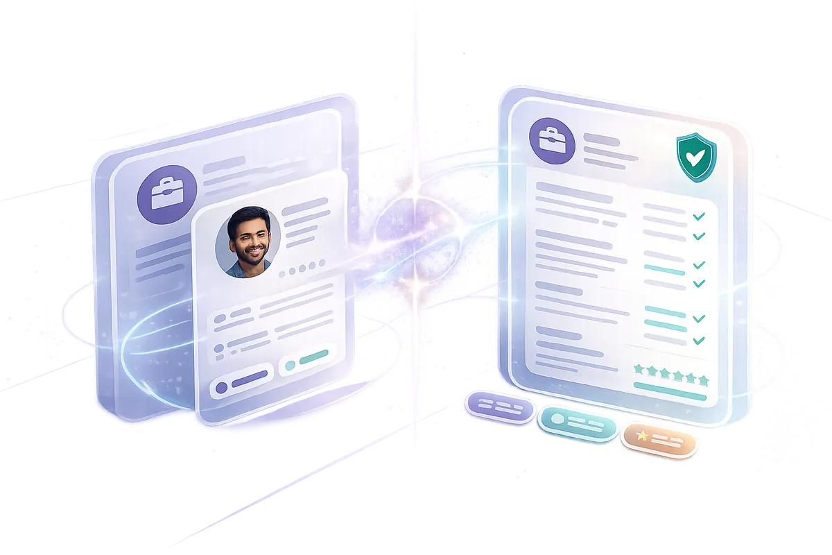 AI improving and optimizing a professional resume